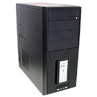 PowMax 11 Bay ATX Case w/400W PSU - Black