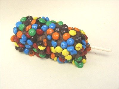 6 M&M Marshmallow Pops