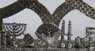 Judaica Shalom Jewish Business Card Holder