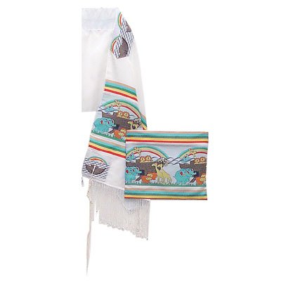 2 Piece Noah's Ark Tallit Set