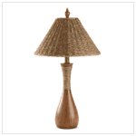 #36522 Straw Rope Shade Table Lamp