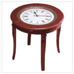 #35037 Table with Clock Top