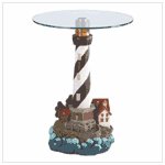 #34737 Lighthouse Table With Light