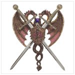 #38011 Dual Dragon Plaque