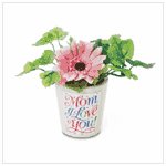 #36635 Mom I Love You Mini Flower Pot