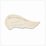 #37208 'Moms are Angels in Disguise' Feathered Wing Sign