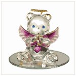 #35068 February Birthstone Angel Bear
