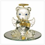 35070 April Birthstone Angel Bear