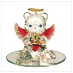 #35073 July Birthstone Angel Bear