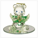 #35074 August Birthstone Angel Bear