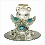 #35078 December Birthstone Angel Bear