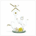 #37925 Cat and Birdhouse on Mirror