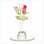 #38041 Five Mini Roses in Glass Vase