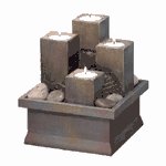 #36436 Tealight Pillar Water Fountain