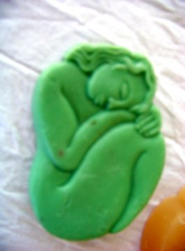2 Handmade Customized Lady Goats Milk Soaps