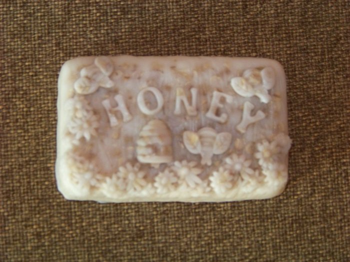 3 Handmade Lemon Scented Oatmeal & Honey Goats Milk Soaps