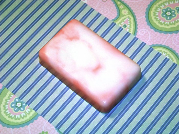 3 Handmade Strawberry Scented Goats Milk Soaps