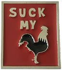 SUCK MY COCK BELT BUCKLE (RED)