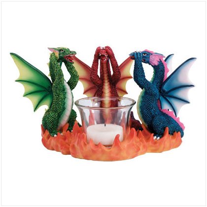 See, Hear, Speak Dragon V-holder
