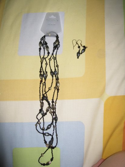 Necklace and Earrings