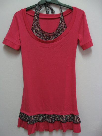 Blouse with bikini - Pink