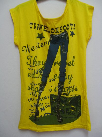 T-jeans - Yellow