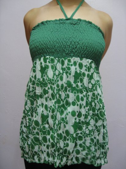 Flowery top - Green
