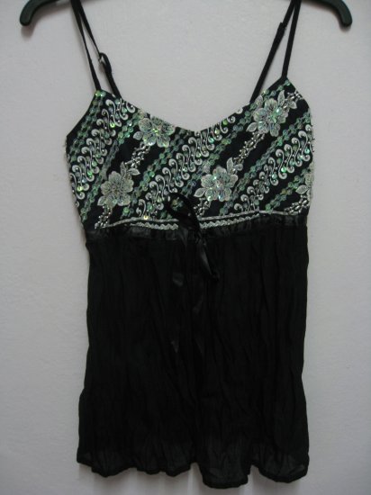Black sequin