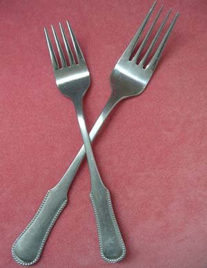 AMEFA AFS 8 AFS8 PLACE & SALAD FORKS STAINLESS FLATWARE SILVERWARE HOLLAND