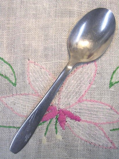 WALLACE SILVER PINEHURST PLACE SPOON STAINLESS FLATWARE SILVERWARE