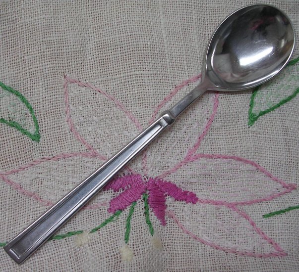 STANLEY ROBERTS SIMPLICITY TEASPOON CROWN STAINLESS FLATWARE SILVERWARE
