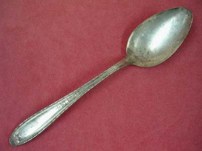 ALVIN LOUISIANA 1924 SOLID SERVING SPOON SILVERPLATE FLATWARE