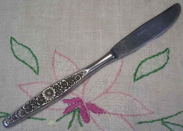 RIVIERA RIF 6 RIF6 PLACE KNIFE STAINLESS FLATWARE SILVERWARE