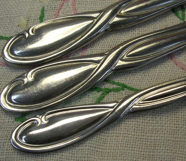 FARBERWARE TRIESTE 3pc STAINLESS FLATWARE SILVERWARE