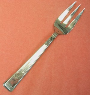 CAMBRIDGE RESTON SERVING COLD MEAT FORK STAINLESS FLATWARE SILVERWARE