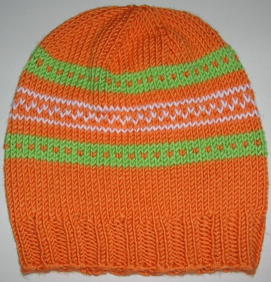 Orange/Lime/White Hat