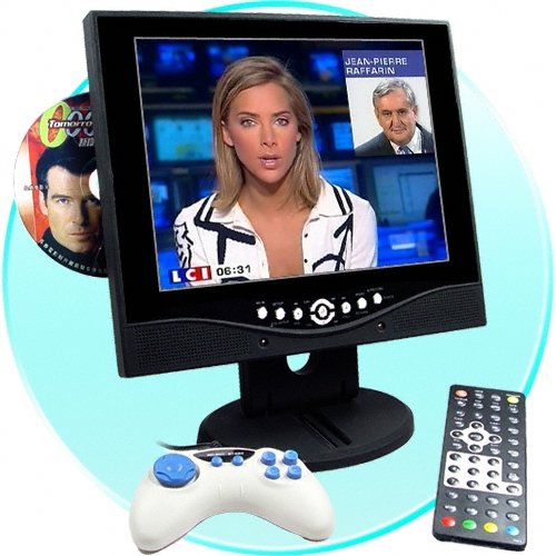 Widescreen 10.4 Inch LCD Car + House DVD Player