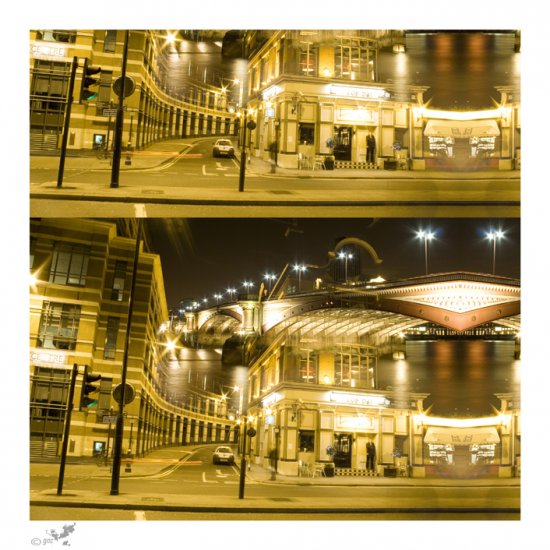 city - 28x28cm, paper print. (London)