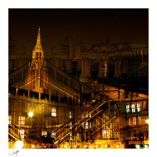 city - 28x28cm, paper print. (London)