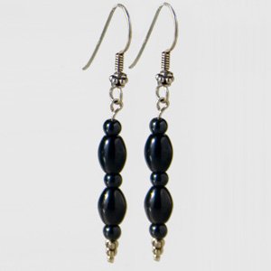 Hematite earrings