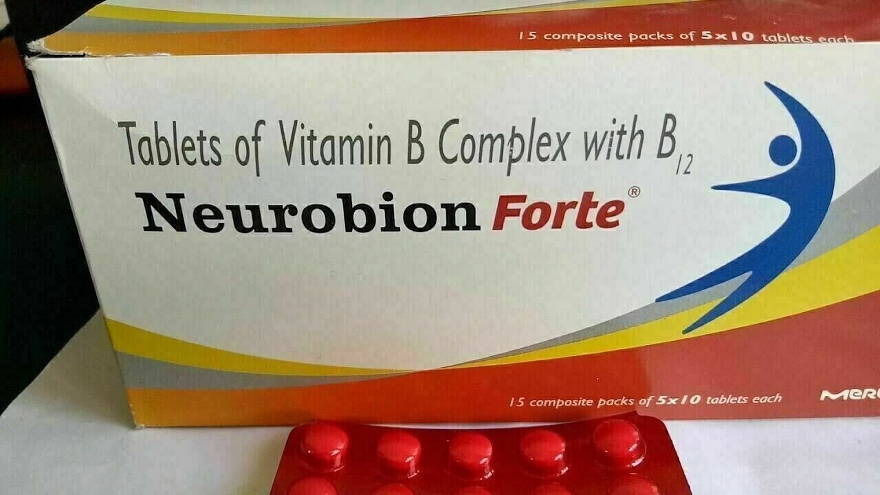 Neurobion Forte 500 Tablets Vitamin B Complex With B12 Free Shipping