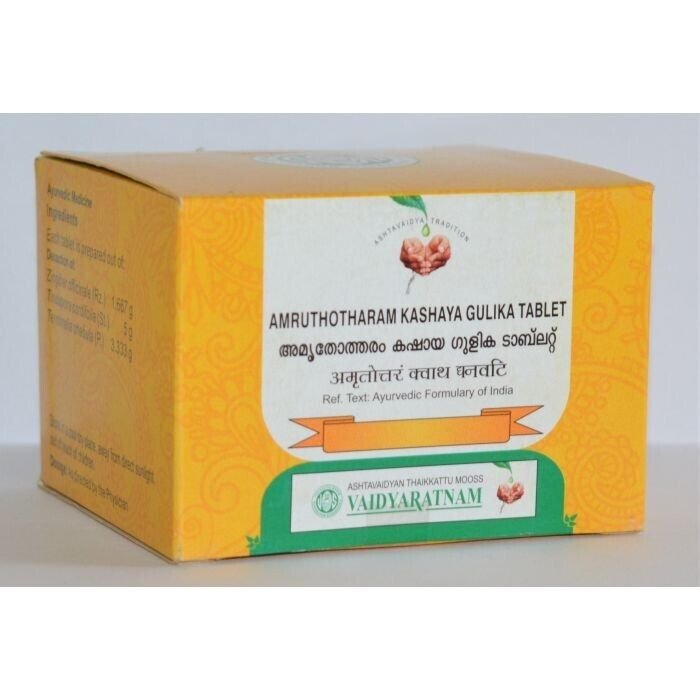 Vaidyaratnam Amruthotharam Kashaya Gulika Tablet Nos Ayurvedic