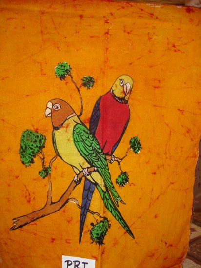 Parrots- Batik Painting