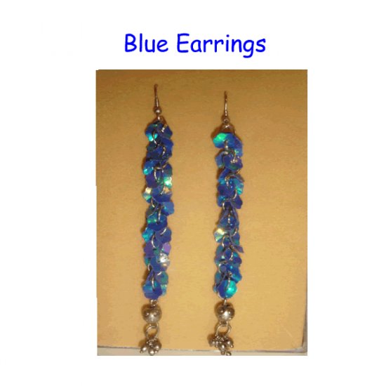 Blue Earrings