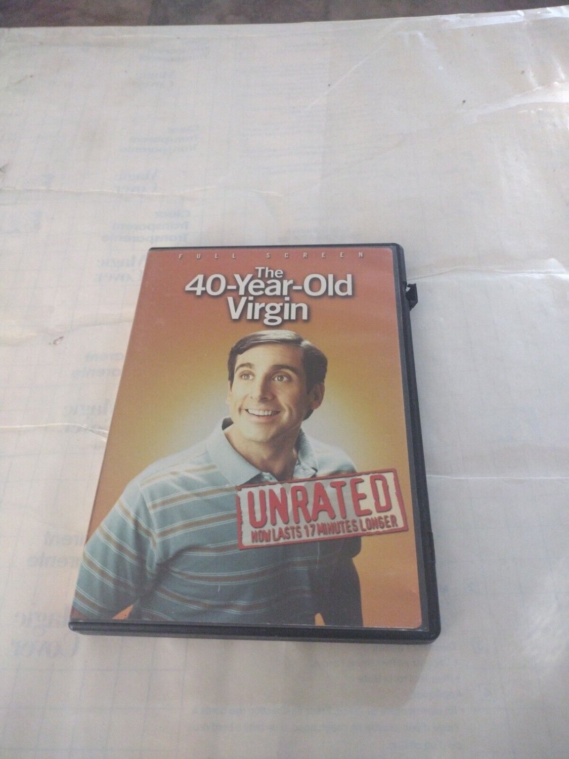 The Year Old Virgin Dvd Full Frame Unrated