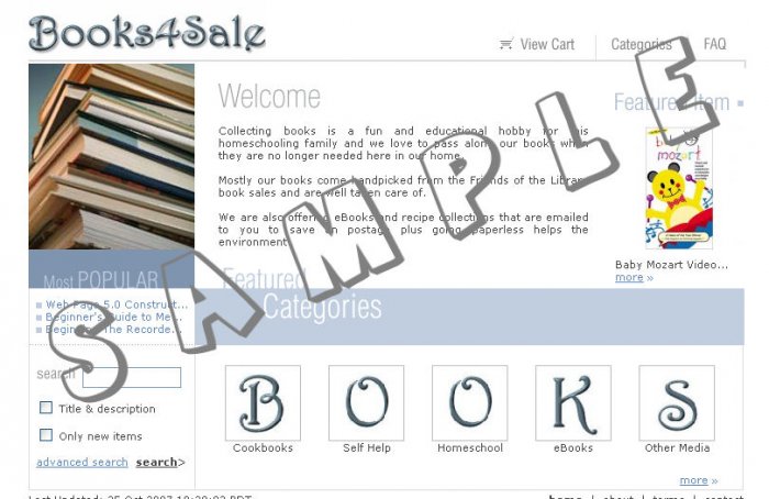 eCrater Storefront Package