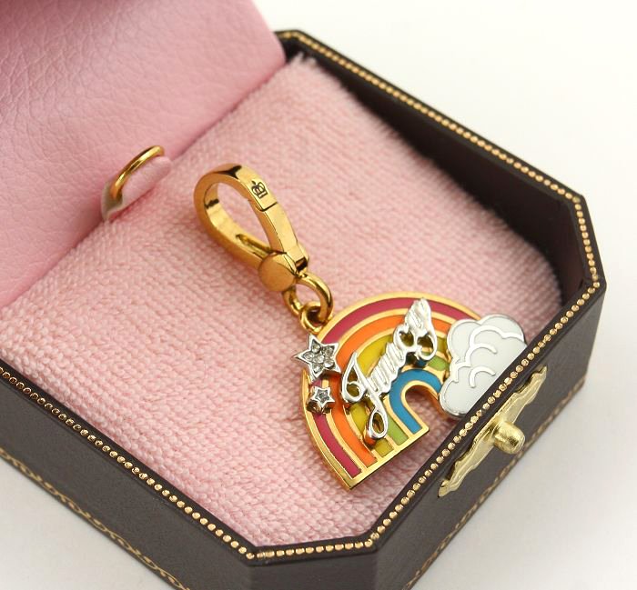 Juicy Couture Rainbow Logo Charm