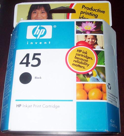 Hewlett-Packard HP 45 Black Ink
