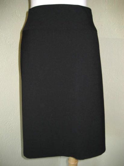 NWT ALLEN ABS PLUS SIZE STRAIGHT BLACK CAREER SKIRT 16W