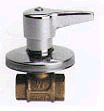 Llave de bola cromada 3/4"